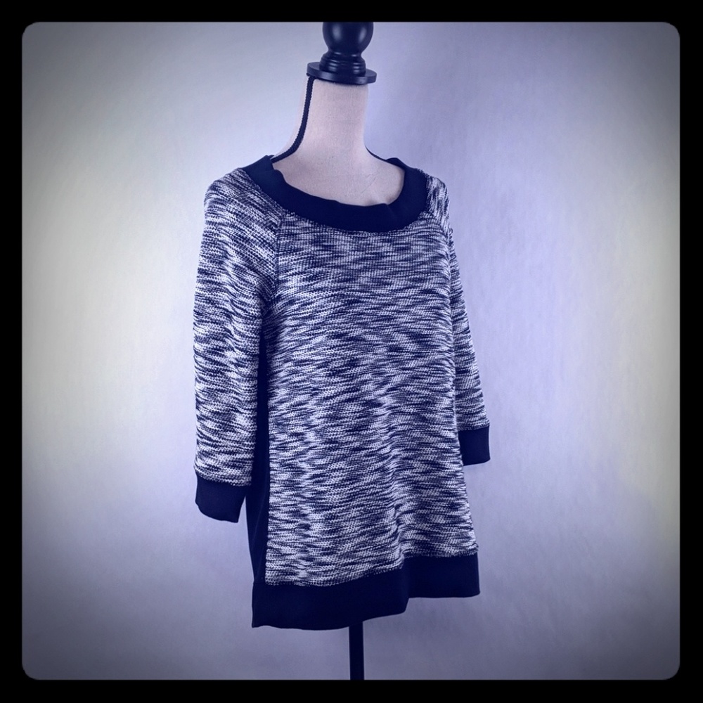 Chico's zenergy Black tunic 3/4 sleeves